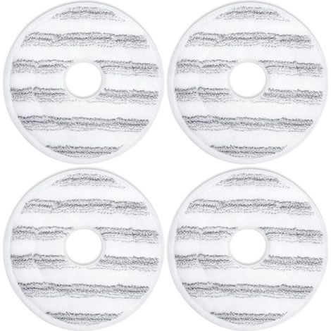 Lot De 4 Pour Recharge De Vadrouille Vileda Spin And Clean, Recharge Lavable Et Réutilisable Pour Le Remplacement De La Tête De Vadrouille Vileda Spin
