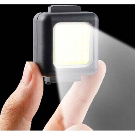 Gilet Tactique De Police Avec Clip Pour Éclairage De Course, Lampe Torche Compacte Rechargeable, Éclairage De Sécurité Personnel Pour La Marche, Le Vélo, Le Kayak Et La Pêche.