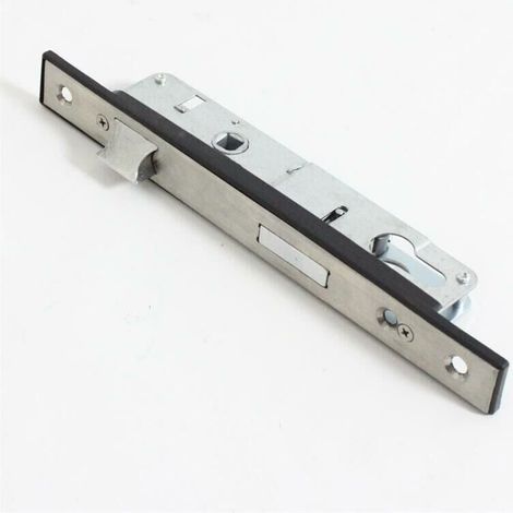 Serrure À Encastrer Monopoint En Acier Inoxydable – Plaque Étroite 23mm – Pour Portes Intérieures Et Salles De Bain – Écartement 25mm