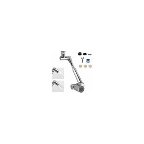 Universelle 1440° Prolongateur De Robinet, 2 Modes De Sortie D'Eau Robinet De Cuisine Multifonction Filtre Anti-projections Rallonge De Robinet Pivotant Pour Lavabo De Salle De Bains