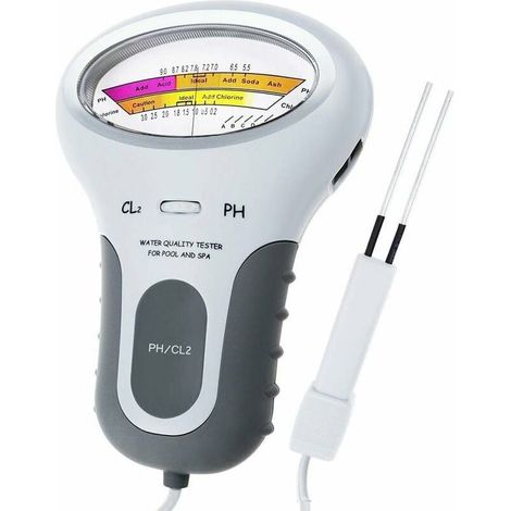 Qualité Eau Testeur Numérique Moniteur Ph Analyse Chlore Piscine Kit Test