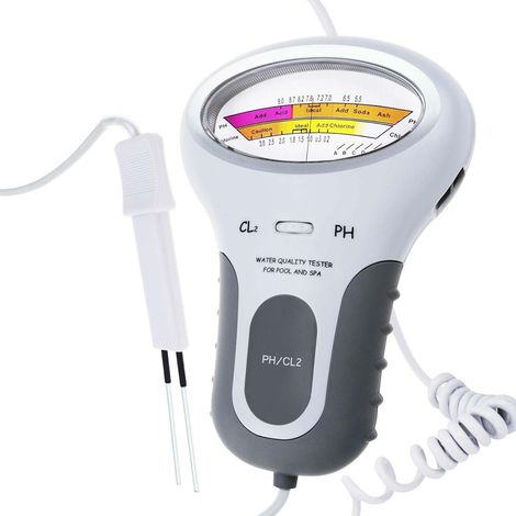 Testeur Piscine 2 En Ph Et Chlore Précis Pour Maison Spa Aquarium Mesure Rapide Fiable De La Qualité L’eau 1 Pc