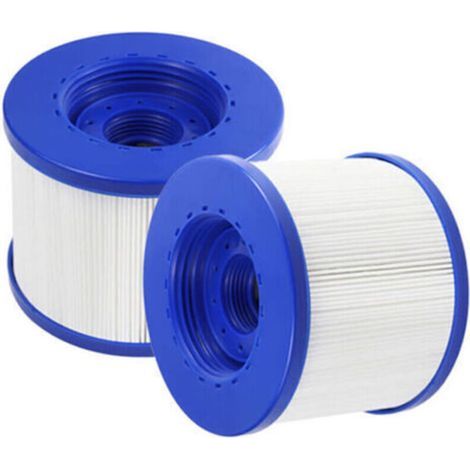 Accessoire Pour Piscine Element De Filtre De 2 Pièces （bleu Et Blanc）