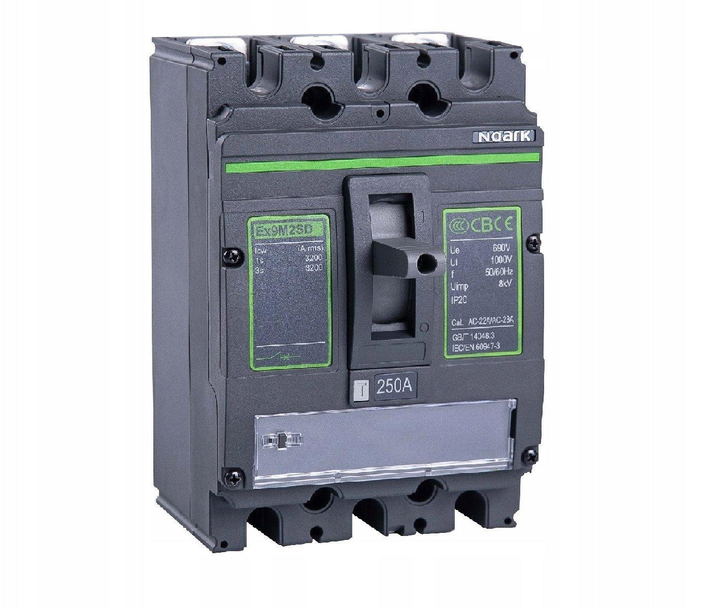 Disjoncteur Noark Ex9m2sd 250a 3 Pole