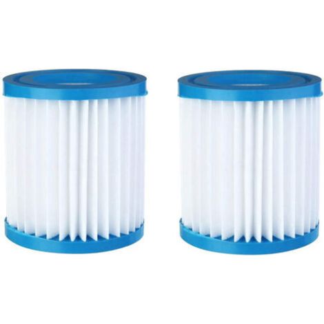 Lot De 2 Filtres Pour Pompe De Filtration De Piscine