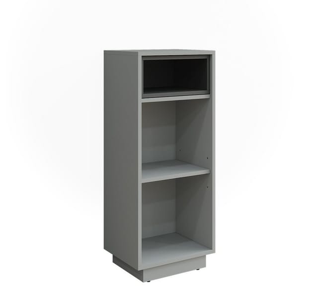 Vicco - Midischrank Beatrice, Grau/anthrazit, 38 X 93 Cm Mit 3 Fächern