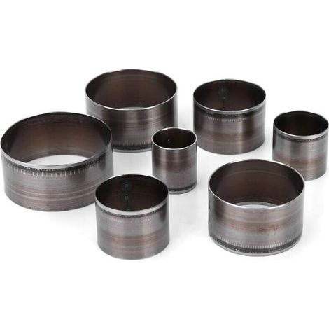 Rundstanzen-set Für Leder, 7-teiliges Lederschneidwerkzeug-set, Rundstanzen Aus Stahl, 20 Mm/25 Mm/30 Mm/35 Mm/40 Mm/45 Mm/50 Mm