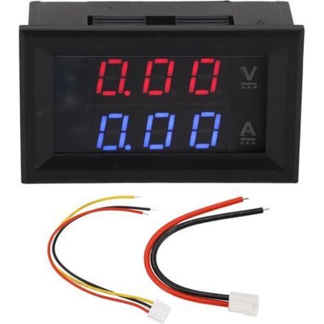 Digitales Voltmeter/amperemeter, Spannungsprüfer, Stromdetektor, Led-anzeige, Strommesser, Dc 0–100 V, 10 A