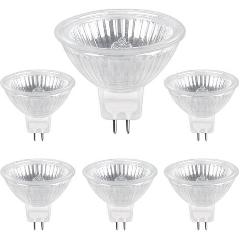 Gu5.3 Halogenlampe 50w 220v 680lm Warmweiß 2700k Dimmbar Mr16 Halogen-spot 6er-pack