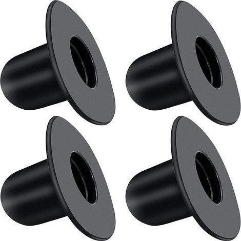Lot De 4 Bouchons De Filtre De Piscine De Rechange Pratiques Et Durables Compatibles Avec Intex Et Bestway (noir)
