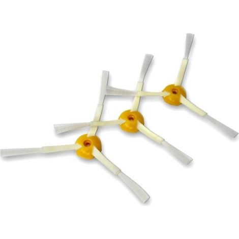 Pack De 3 Brosses Latérales Pour Roomba 500, 600 Et 700. Kit De 3 Pales Pièces De Rechange