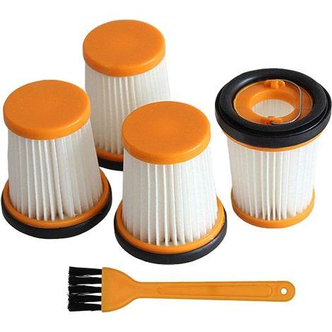 Lot De 4 Filtres De Compatible With Aspirateur Sans Fil Shark W1 Wv200 Wv201 Wv205 Wv220