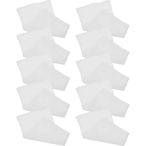 Lot De 10 Chaussettes Élastiques En Nylon Pour Écumoire De Piscine, En Maille Blanche Pratique, Accessoires De Spa Et De Nettoyage