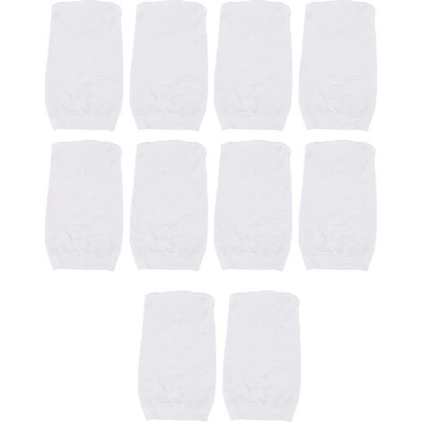 Lot De 10 Chaussettes Filtrantes Pour Écumoire De Piscine, Chaussettes De Protection Pour Filtre De Piscine, Chaussettes De Filtration Pour Feuilles