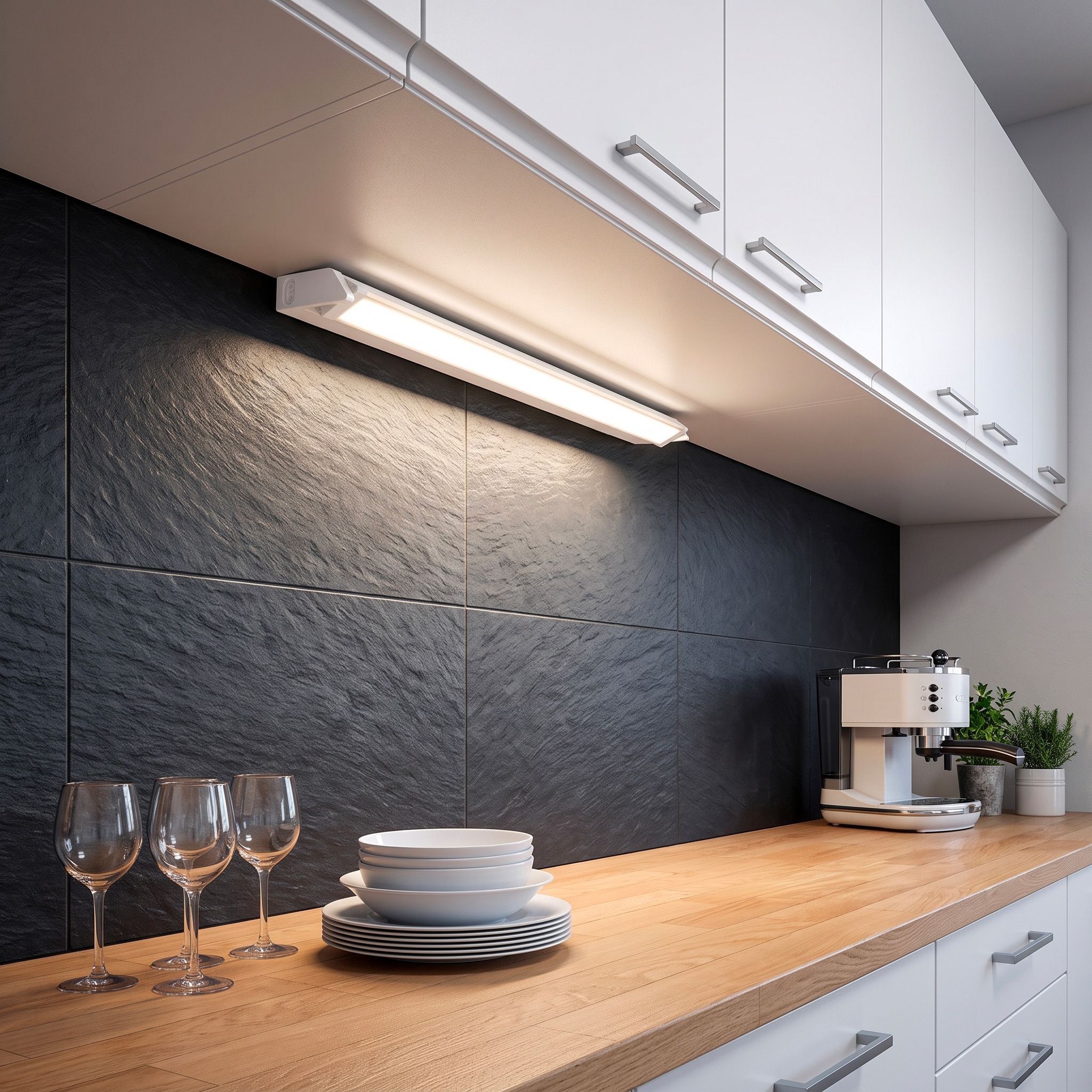 8w Verstellbare Led-streifenleuchte Für Küche, Arbeitsplatte Oder Werkstatt Albi Länge 55cm 800lm (3 Farben)