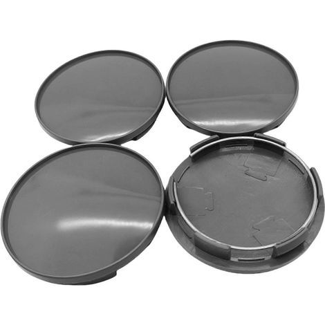 Enjoliveurs De Moyeu Universels, Installation Facile, Accessoire De Modification De Moyeu De Roue, Lot De 4 Gris Pour Voiture