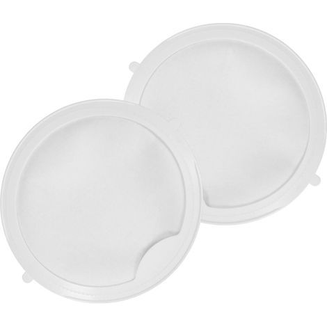 2 Pièces Filtre Pour First Filter De Remplacement, Compatible Accessoires De Spa Pour Bains À Remous Filtre Polyvalent Pour Hot Tub, Blanc, Fibre Synthétique, 19.521.5cm