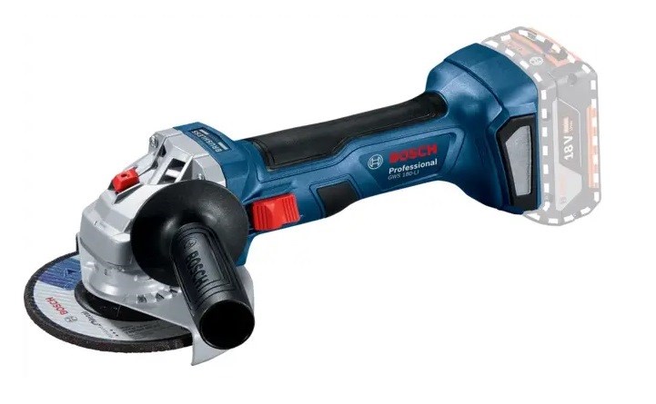 Winkelmühle 18v Bosch Gws 180-li, Schnurlos (ohne Batterien)
