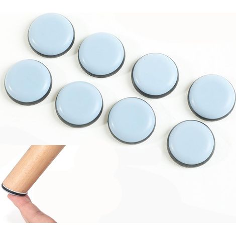 Patins Glisseurs En Teflon,20 Pièces Patins Glisseurs Pour Meubles,auto-adhésif Patin Meuble Glisseur,pour Chaise,canapé,bureau Et Table,circulaire, 30 Mm