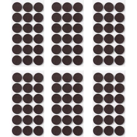 Non Slip Furniture Pads,self Adhesive Eva Anti Skid Pads Grippers Chair Feet Furniture Pads For Hardwood Floors,round De 2.5 Cm De Diamètre 108 Pcs