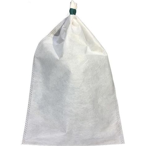 Lot De 20 Sacs De Protection Pour Raisins - Avec Cordon De Serrage - Pour Le Jardin - Protection Contre Les Guêpes, Les Oiseaux Et Autres Insectes - Blanc - 24 X 38 Cm