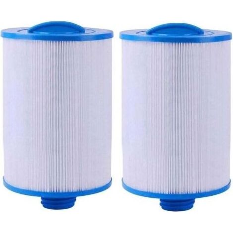 Lot De 2 Cartouches Filtrantes Pour Spa Jacuzzi, Compatibles Avec Unicel 6ch-940, Pleatco Pww50p3, L'Écumoire Waterway À Accès Frontal Et Filbur Fc-0359