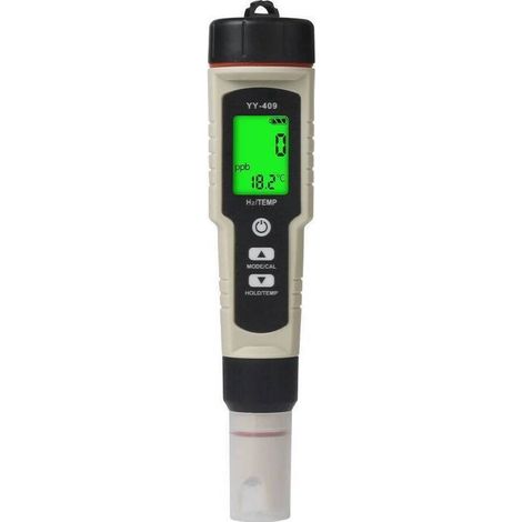 Testeur Eau 7-en-1 - Ph Chlore Salinité Orp Tds Ec Température - Étanche Ip67 - Calibration Automatique 3 Points - Affichage Lcd Rétroéclairé - 1 Pièce