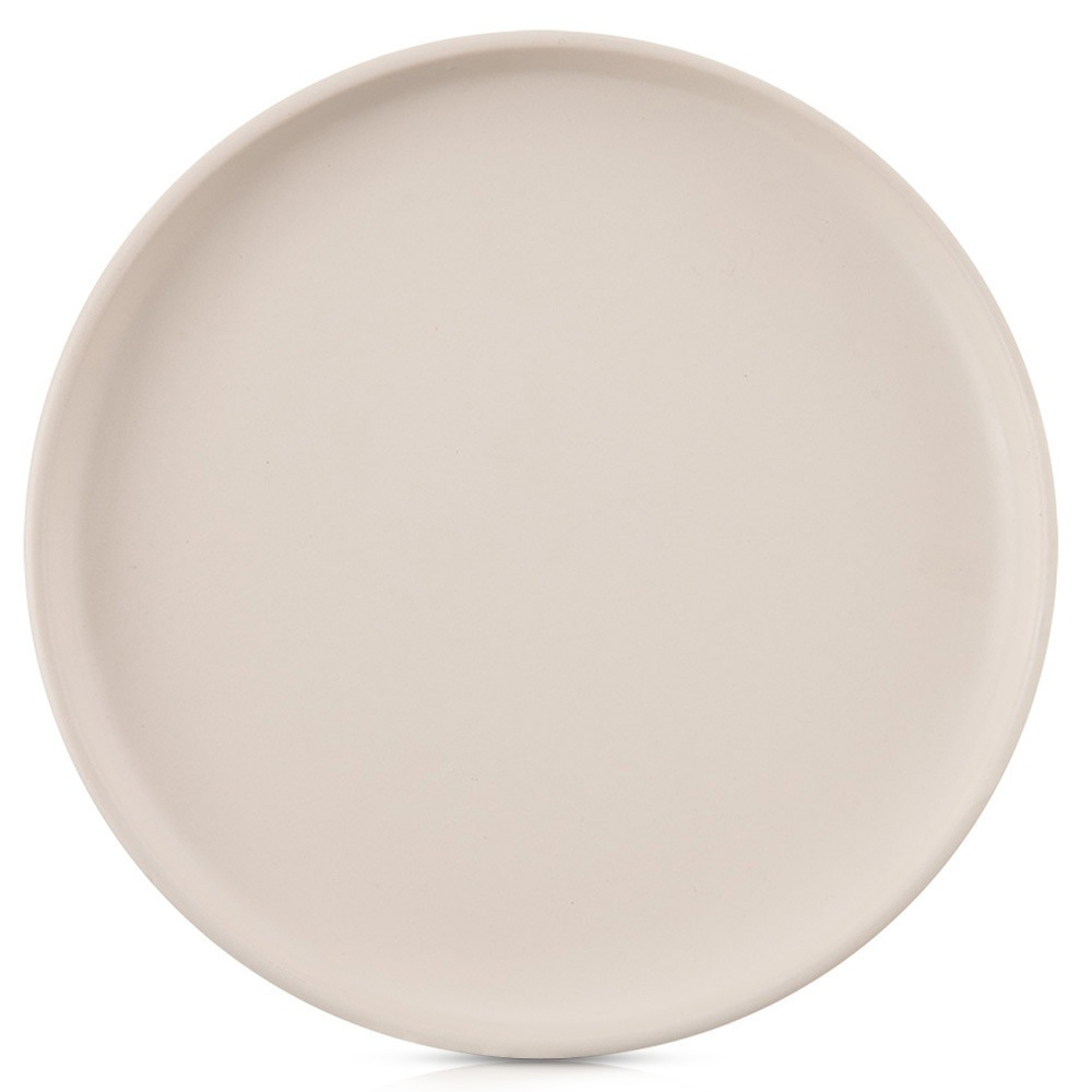Skandi Dessertteller Aus Cremefarbener Keramik, 20,5 Cm