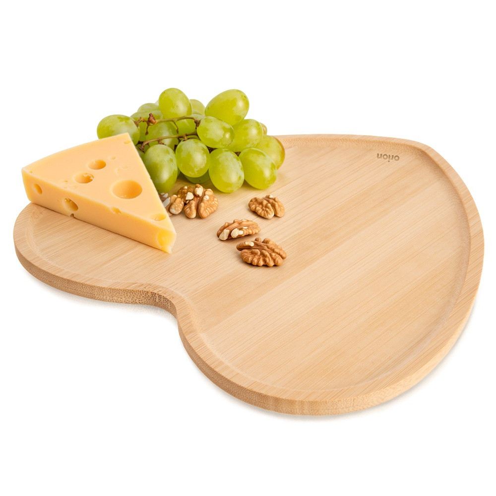 Dekorativer Snackteller Aus Bambus In Herzform, 22 X 22 Cm