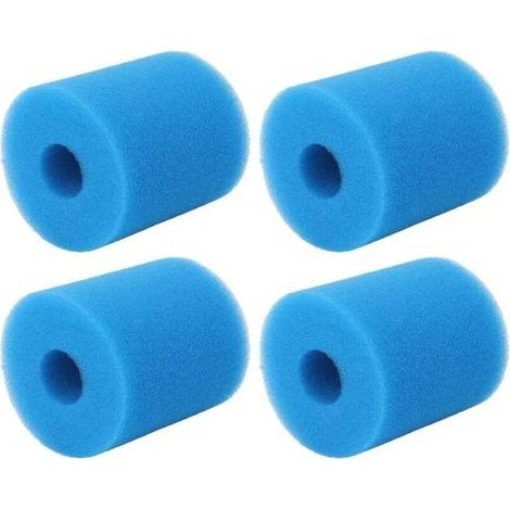 Cartouche Filtre Piscine H - Éponge Haute Densité 102 X 90 X 30 Mm - Pour Pompe Piscine - 4 Pièces