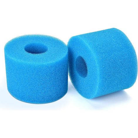 Eponge De Filtre Type S1 - Structure Maille Haute Densité - Pour Piscine Spa Jacuzzi - Lot De 2 Pièces