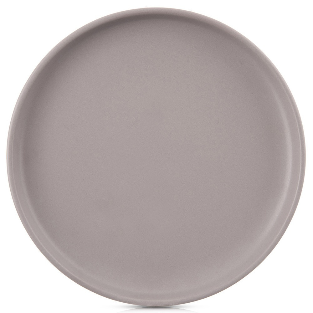 Keramik-dessertteller, Grau, Skandi, 20,5 Cm