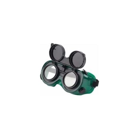 Hochklappbare Schweißerbrille, Schweißerschutzbrille Mit 50-mm-gläsern, Schutzbrille Für Schweißen, Flammenschweißen Und Schneiden.