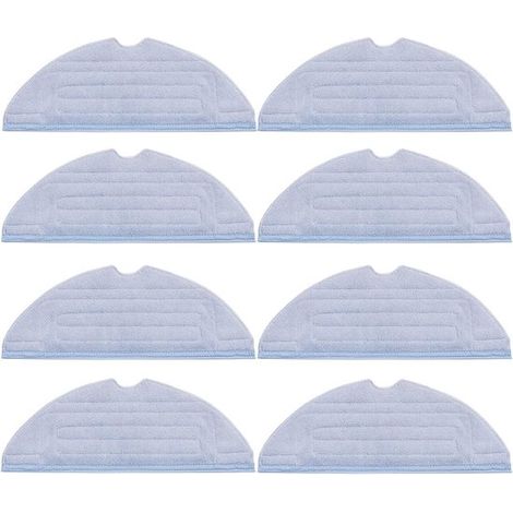Lot De 8 Chiffons De Nettoyage – Convient Pour S7/s7+/t7/s7plus/s7 Maxv/s7 Maxv Ultra/s7 Pro Ultra, Microfibre, Serpillière Douce, Lavable Et Réutilisable.