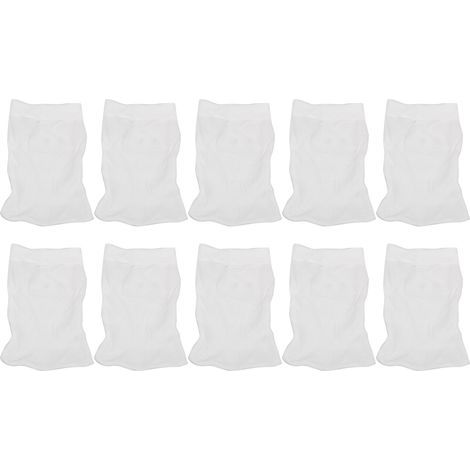 Sac Filtre Skimmer Pour Piscine - Lot De 10 - Sacs Maille Haute Élasticité Reutilisable