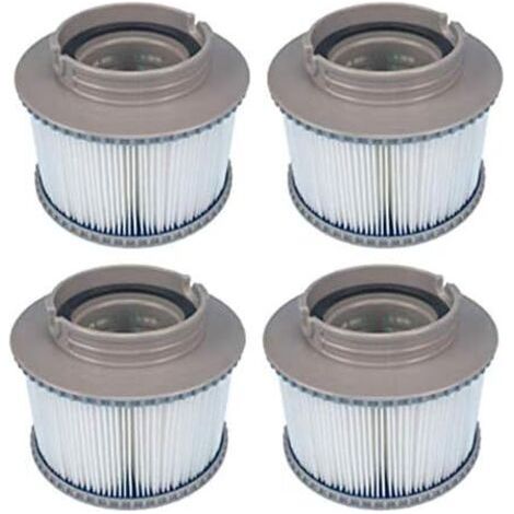 Lot De 4 Filtres De Rechange Pour Mspa Fd2089 Pour Pompes À Cartouche Pour Tous Les Spas Actuels Mspa-chrom