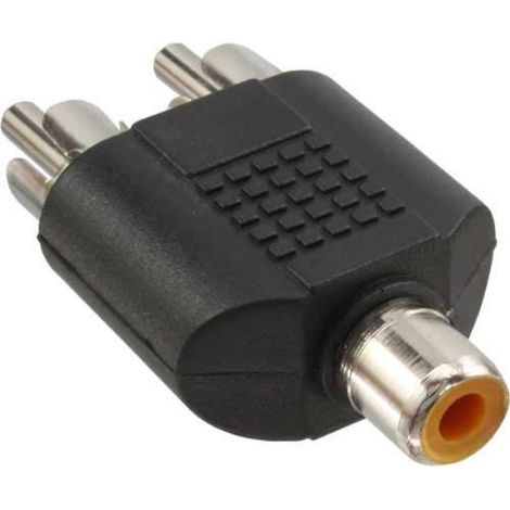- Cinch-buchse Auf 2x Cinch-audioadapter