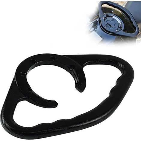 Cnc-gefräster Haltegriff Aus Aluminium Für Motorrad-kraftstofftanks – Sozius-haltegriff – Für Kawasaki-tanks – Sorgt Für Sicheren Halt (schwarz)