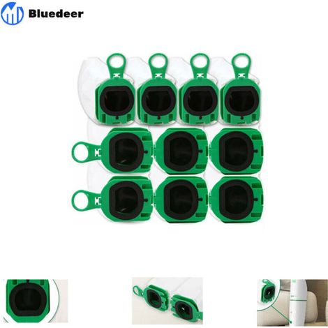 Lot De 20 Sacs À Poussière - Pour Aspirateur Vorwerk Vb100 Fp100 - Non Tissé - Blanc - 250 X 147 Mm