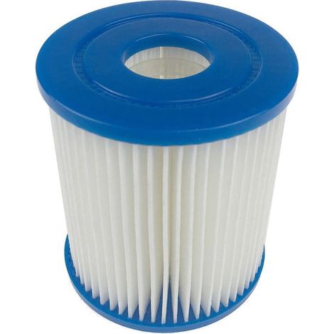 Cartouche Filtre Piscine - Type I - Pour Pompe 330 Gal - Hauteur 9 Cm Diamètre 8 Cm - Référence 58093 - Compatible Modèle 58381 - 1 Pièce