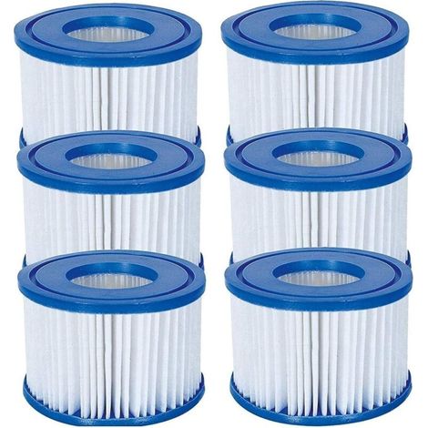 Filtre De Rechange Bestway Pour Spa De Type Vi, Paquet De 6 (6 Pièces)