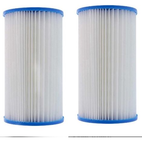 Convient Pour Filtre De Piscine Intex - Cartouche Filtrante Intex 29000 A, 11 Cm X 20 Cm - Pompy A Zestaw 2 Szt Intex29002 - Convient Pour Pompe Intex Type H - Filtres De Remplacement - Filtre De Pisc