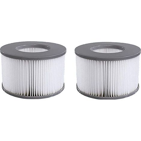 Lot De 2 Filtres Pour Piscine Et Spa, Antipoussière, Compatible Bâche, Nettoyage Efficace, Accessoire Entretien