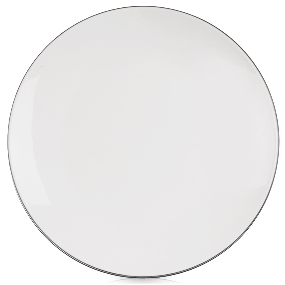 Weißer Porzellan-dessertteller Decora 20 Cm