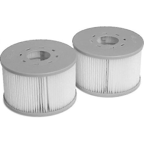 Lot De 2 Filtres Mspa V2 Pour Spas Gonflables Fjord, Kili, Camaro, Mono, Aurora Et Tekapo - 2 Cartouches Filtrantes De Rechange Pour Spa Gonflable Mspa