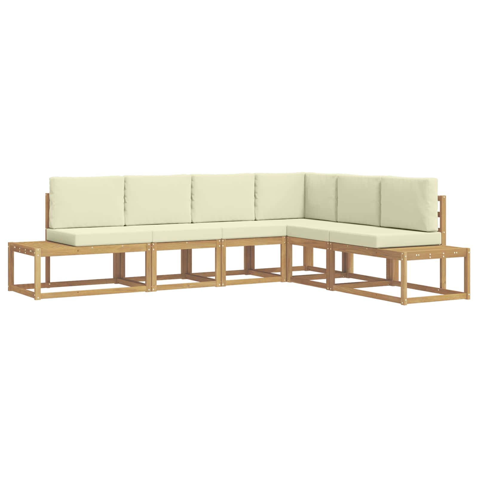 Maison Exclusive - Outdoor-sofagarnitur 6 Stk. 6-sitzer Polyester