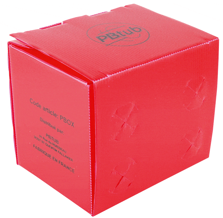 Roter Reservationskasten 20x15x17 - Ã˜ 40 Mm 2 Vorbereitungen