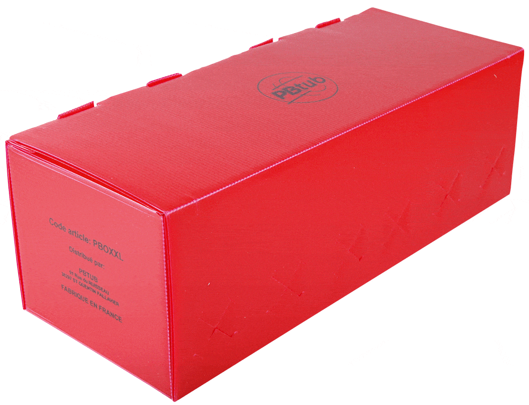 Roter Reservationskasten 20x15x17 - Ã˜ 40 Mm 4 Vorbereitungskasten