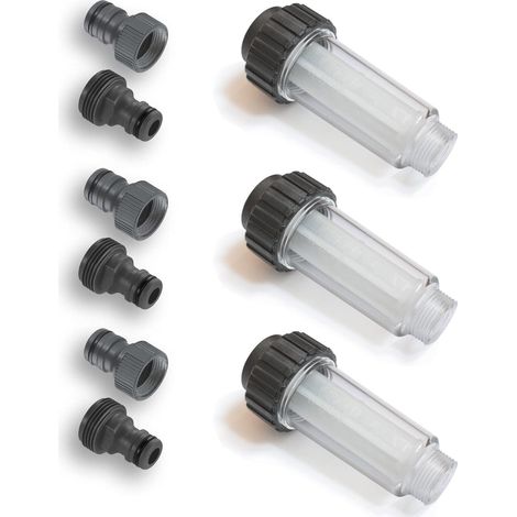 Filtre À Eau, Pour Nettoyeur Haute Pression, Pompe De Jardin, Irrigation De Jardin, Camping-car, Raccord ¾