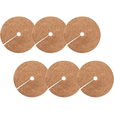 Tapis De Fleurs En Fibre De Coco Pour Protéger Les Racines Et Le Gel En Hiver - Couvre-pots En Fibre Naturelle Pour Retenir L'Humidité Et Éviter Les Mauvaises Herbes - Coussinets Ronds Respirants Pour